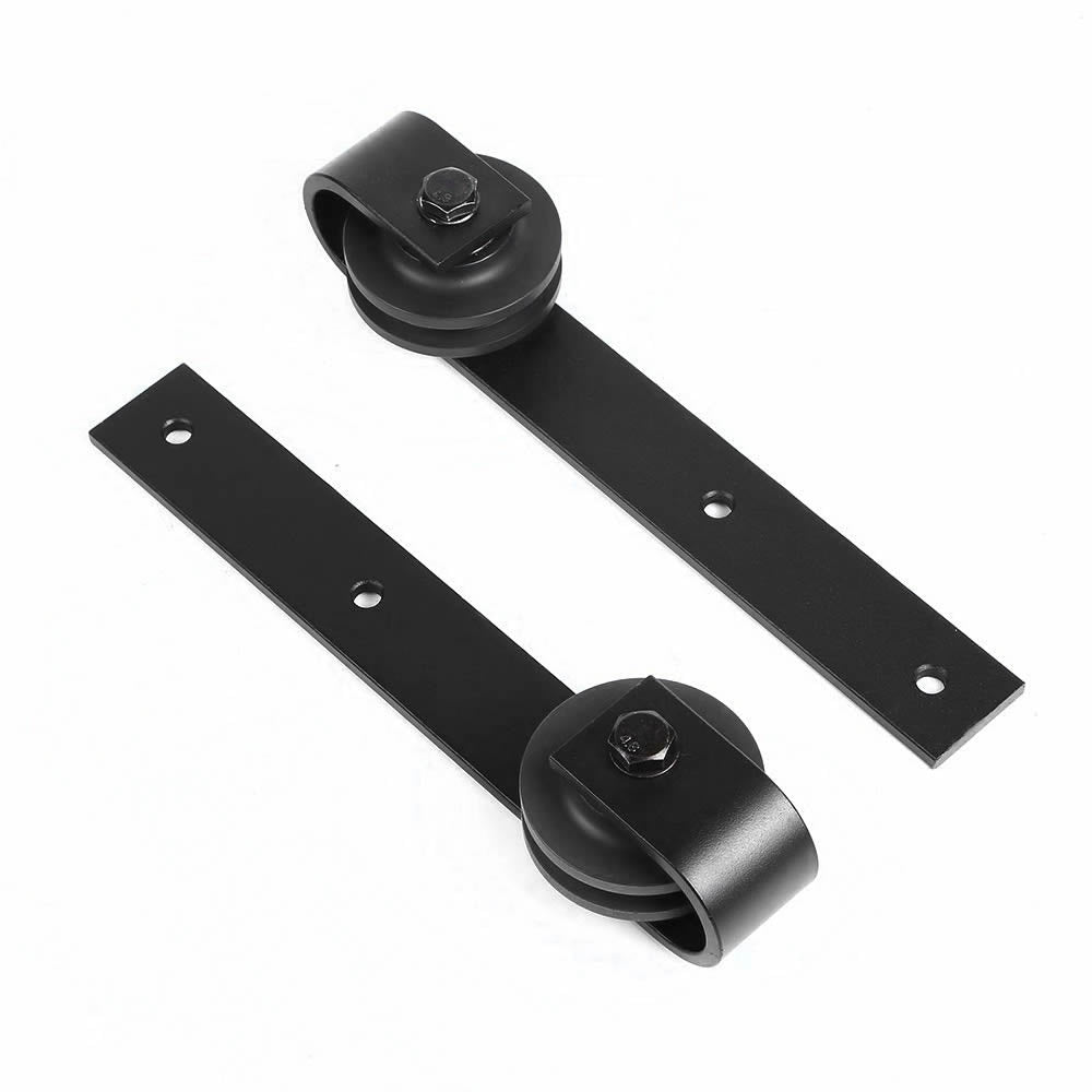Barn door hardware 2m demonstrating smooth quiet sliding