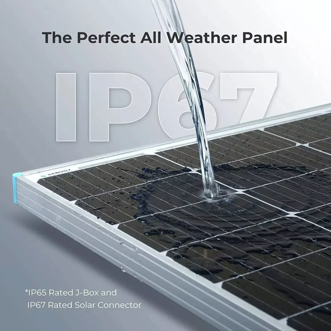 100W solar panel kit used for garden light power supply in NZ