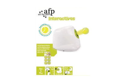 Top view of dog ball thrower tennis launcher with ball loading area