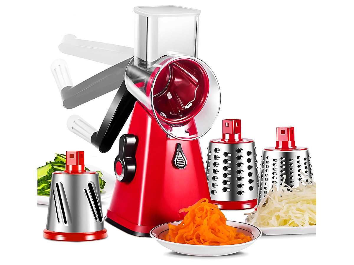 Compact vegetable spiralizer suitable for NZ home kitchens