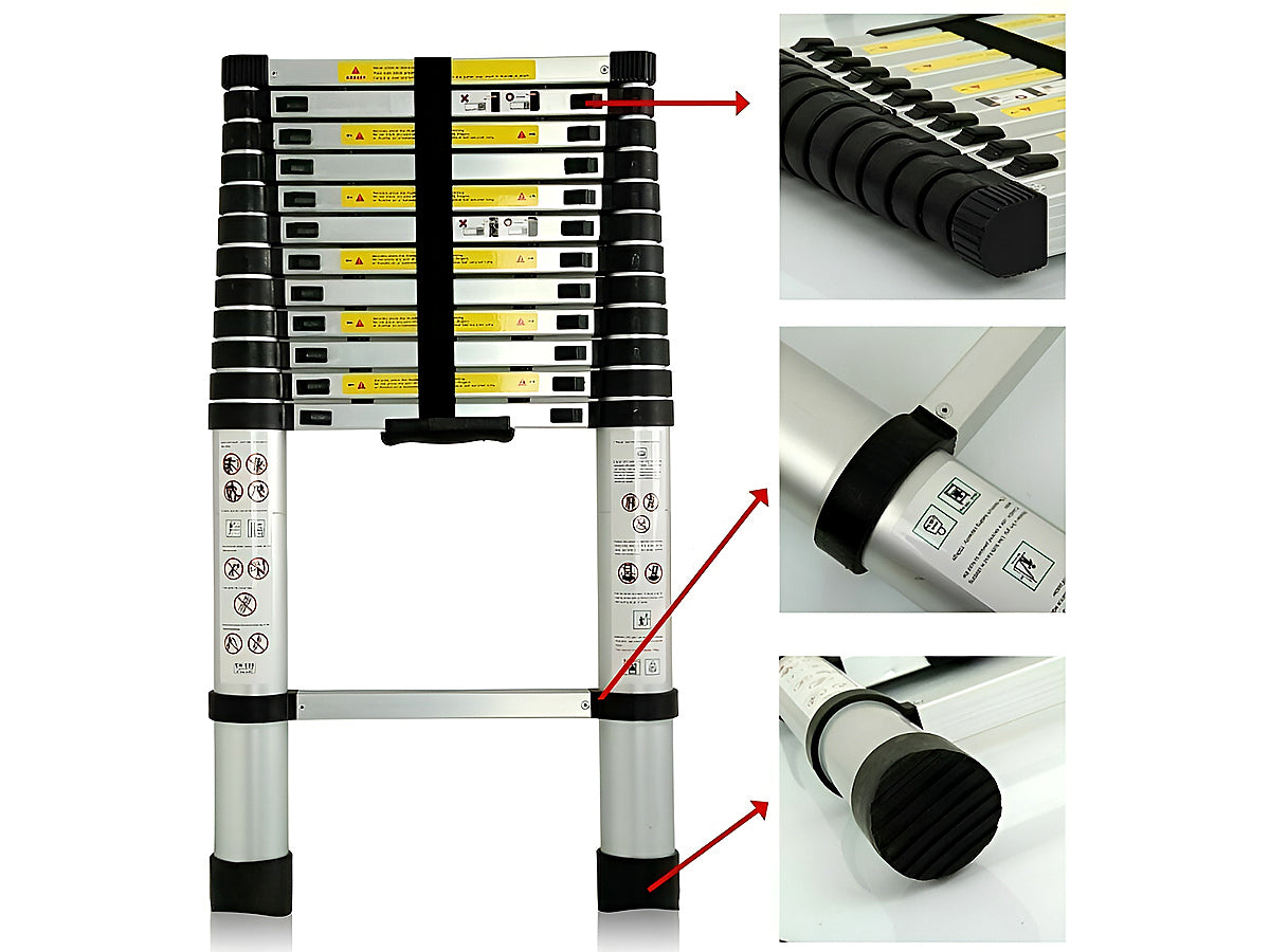 Telescopic Ladder 5m Aluminium Telescoping