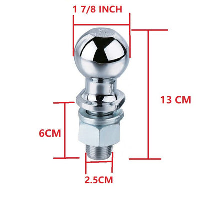 Trailer tow hitch ball mount showing heavy-duty channel style mount design