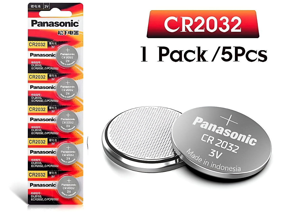 CR2032 battery used in wristwatch for reliable power