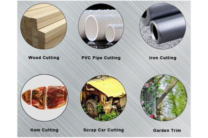 Reciprocating saw close up of brushless motor detail