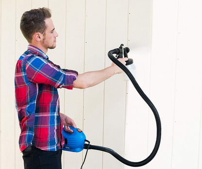Electric paint spray gun shoulder strap for portability