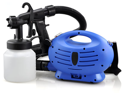 Electric paint spray gun with 15m flexible hose attached