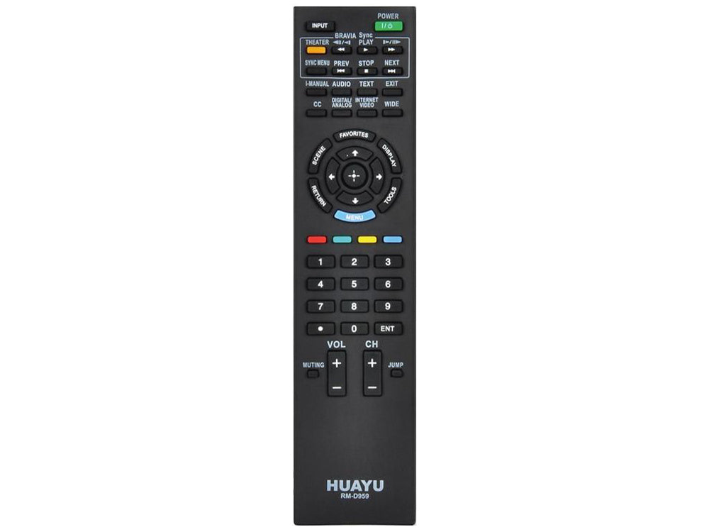 Replacement Sony TV Remote