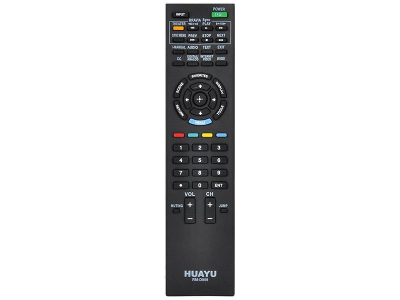 Replacement Sony TV Remote