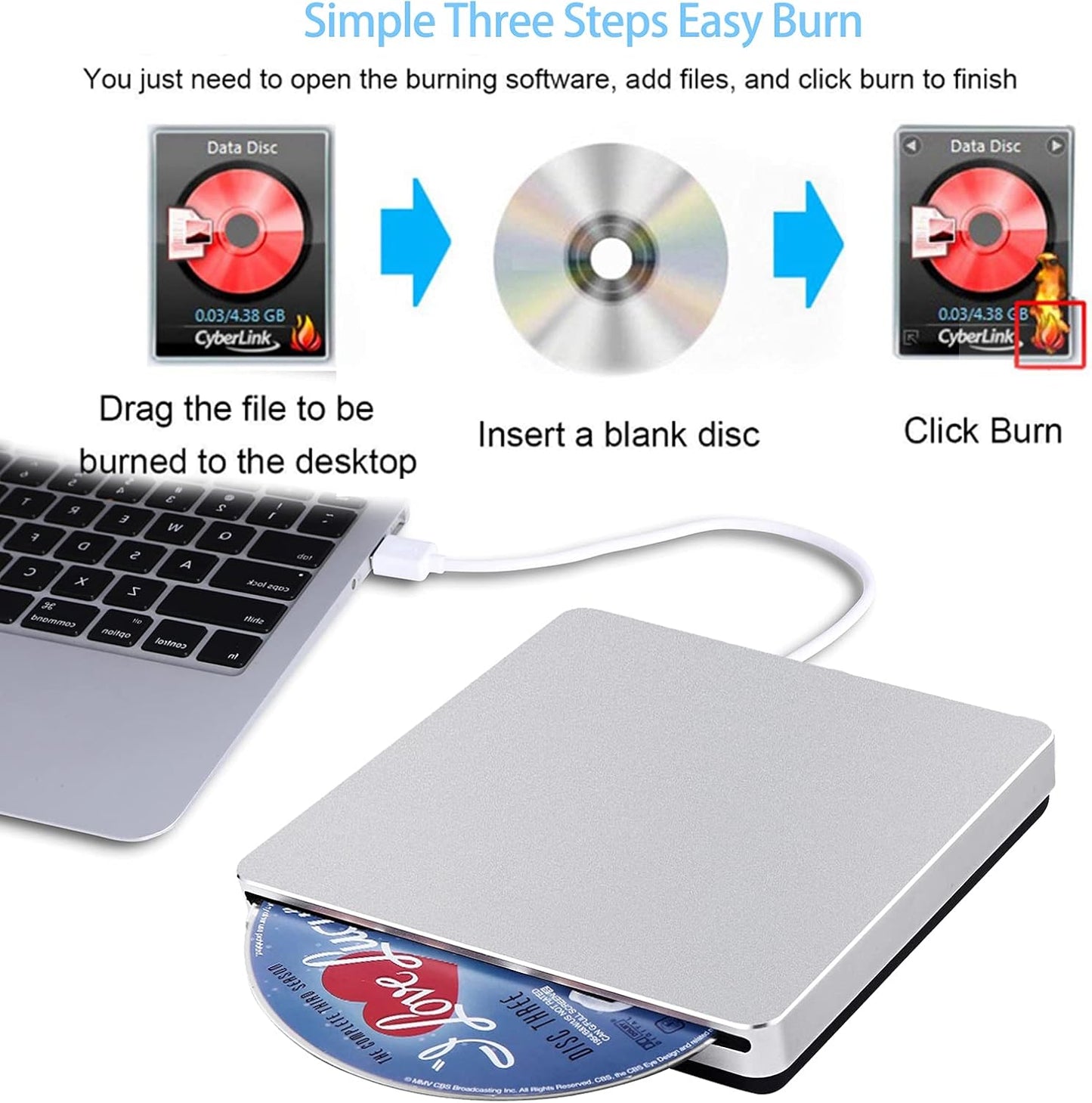 External DVD Drive CD/DVD Writer