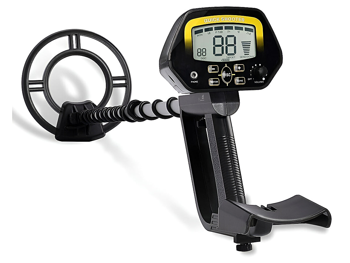 Metal detector NZ lightweight design held by user outdoors