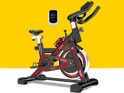 Handlebar with multi-position adjustment on exercise bike
