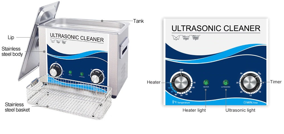 Heated Ultrasonic Cleaner 4.5L