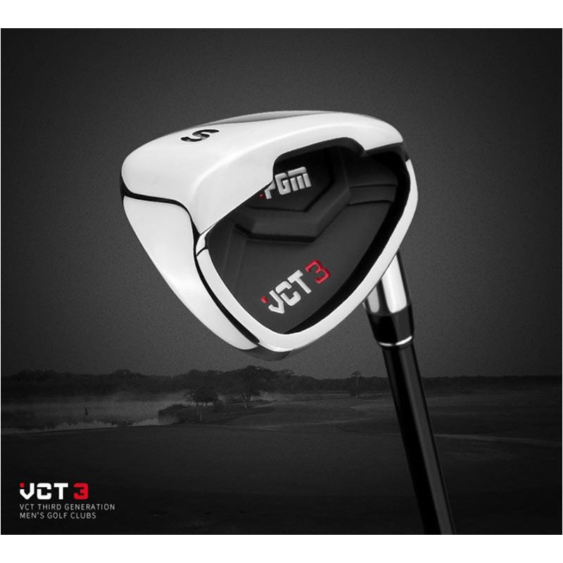 Men golf clubs set 9PCS arranged on green grass