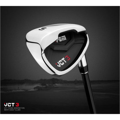 Men golf clubs set 9PCS arranged on green grass