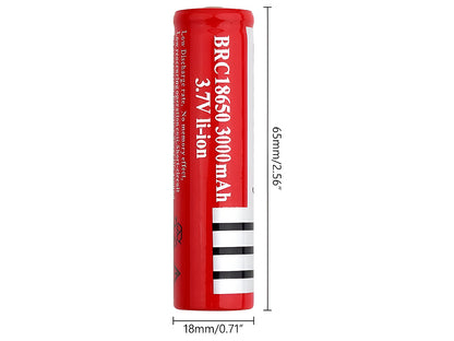 4 x 18650 Battery Rechargeable Battery