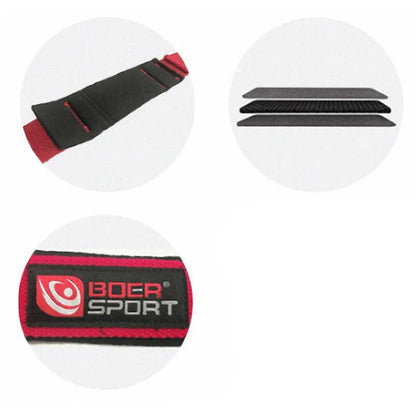 Weight lifting straps Red