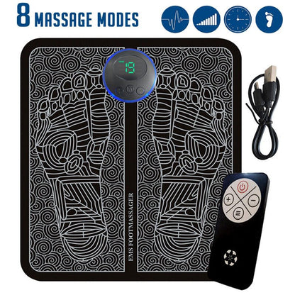 Electric foot massager TENS machine used for muscle pain relief
