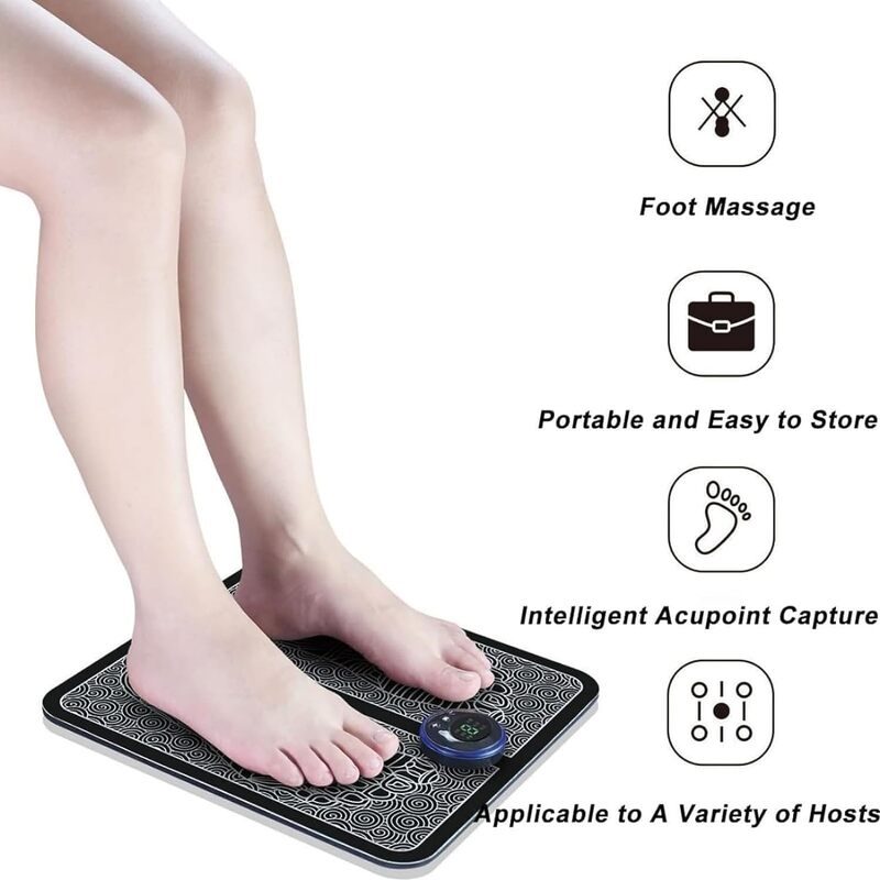 Electric foot massager TENS machine lightweight 170 grams