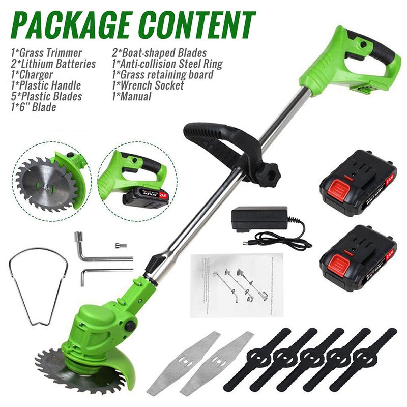 Lawn Mower Cordless Grass Trimmer Weed Eater