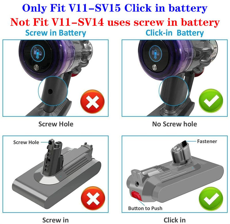 Dyson V11 Battery 3000mAh Replacement