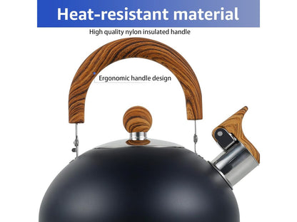 3L Smart Kettle Whistling Kettle (Stainless Steel)