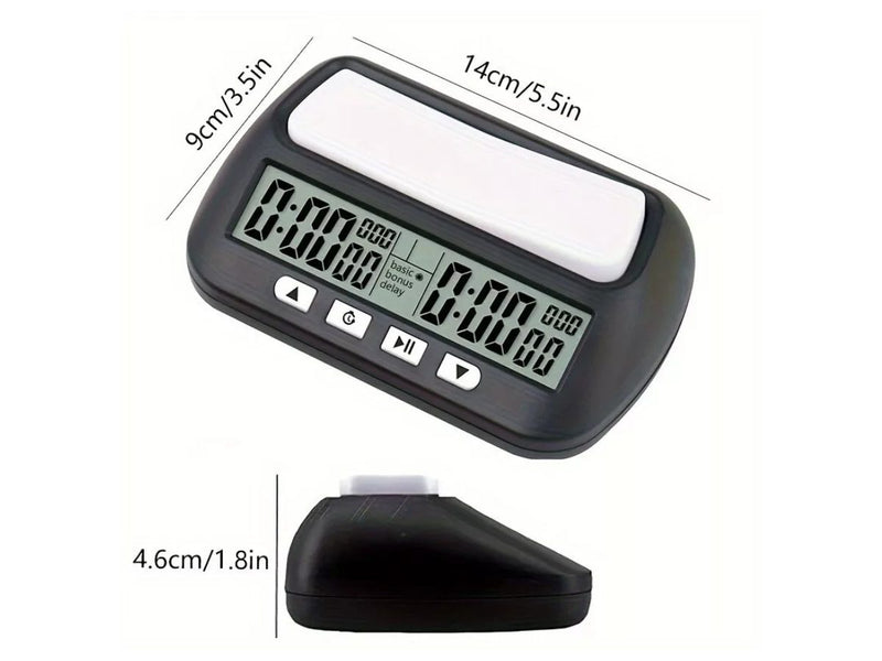 Chess Clock Digital Chess Timer Professional for Board Games