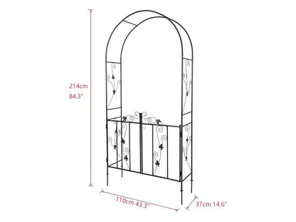 Garden Archway Arch Rack Stand