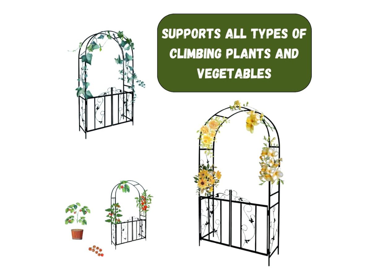 Garden Archway Arch Rack Stand