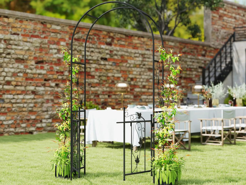 Garden Archway Arch Rack Stand