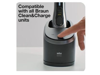 Braun Clean and Charge refill cartridge highlighting easy replacement