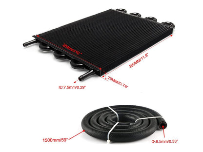 Oil cooler radiator 8 rows kit suitable for cars and SUVs