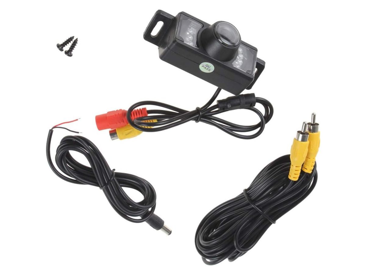 Night vision feature of car reversing camera waterproof with infrared LEDs