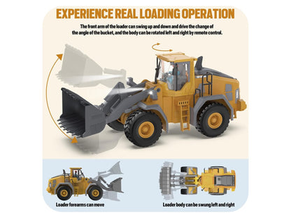 RC Bulldozer Loader Kids Toy