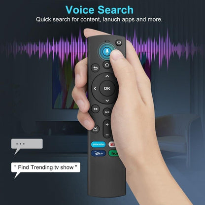 Fire TV Stick remote replacement highlighting app shortcut keys