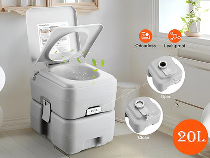 Portable Toilet for Camping 20L