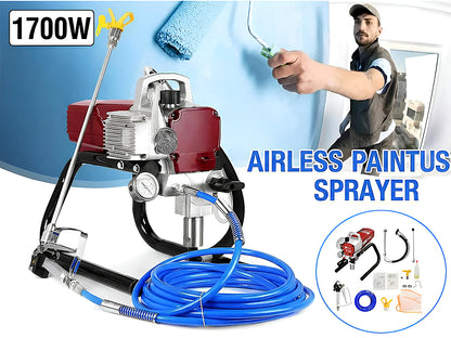 Airless paint sprayer 3300 PSI compact design with carrying handle