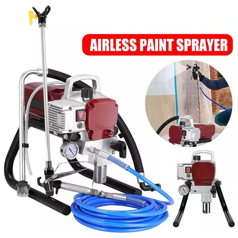 Airless paint sprayer 3300 PSI motor housing in red colour
