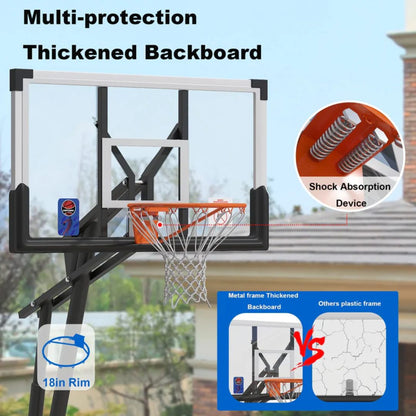 Height Adjustable Portable Basketball Hoop Standop
