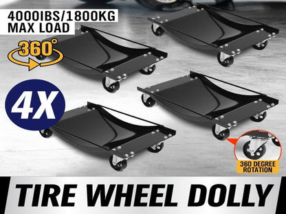 Heavy Duty Wheel Dolly (2 Pair-1800Kg)