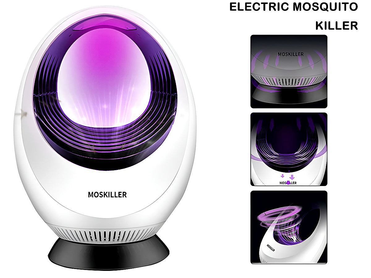 Side view of insect killer with LED UV light