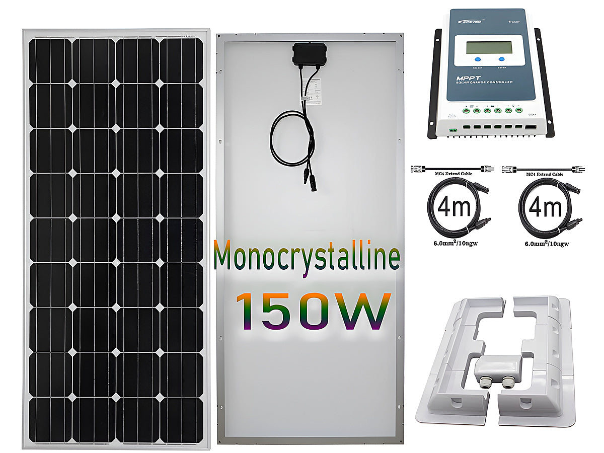 150W Solar Panel MPPT Solar Controller KIT