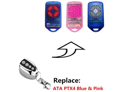 Close-up of ATA PTX4 remote sliding cover in black