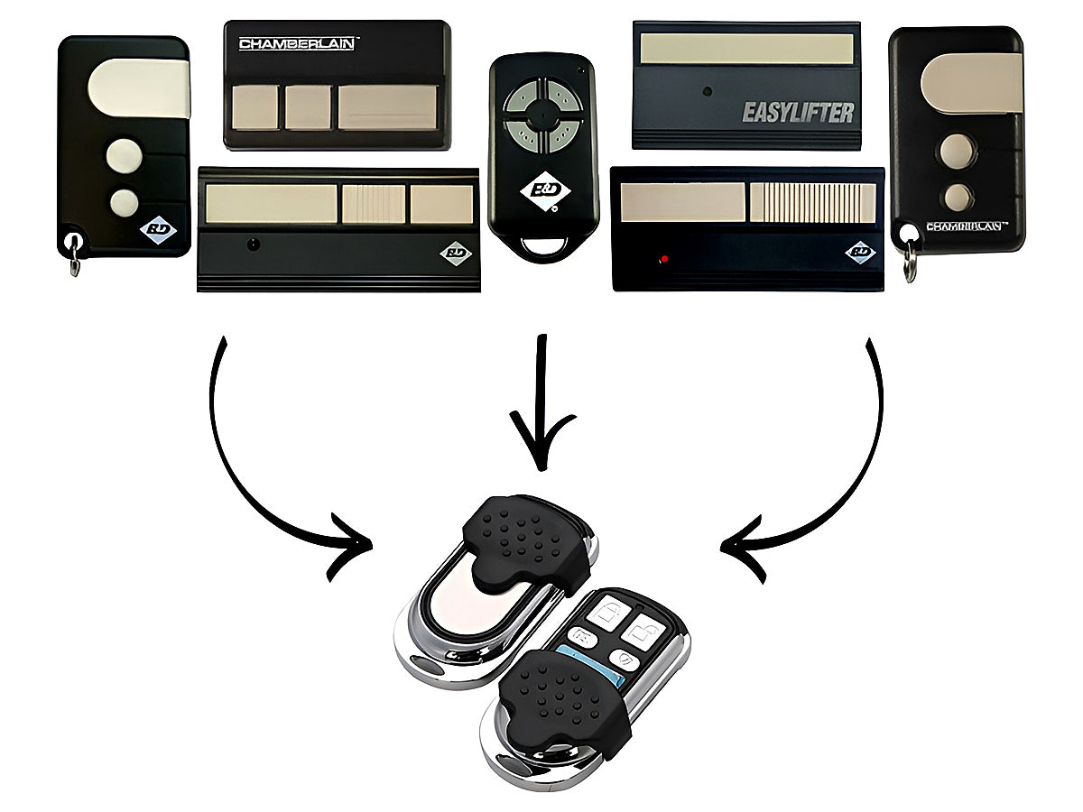Close up of B D 4330EBD remote battery compartment