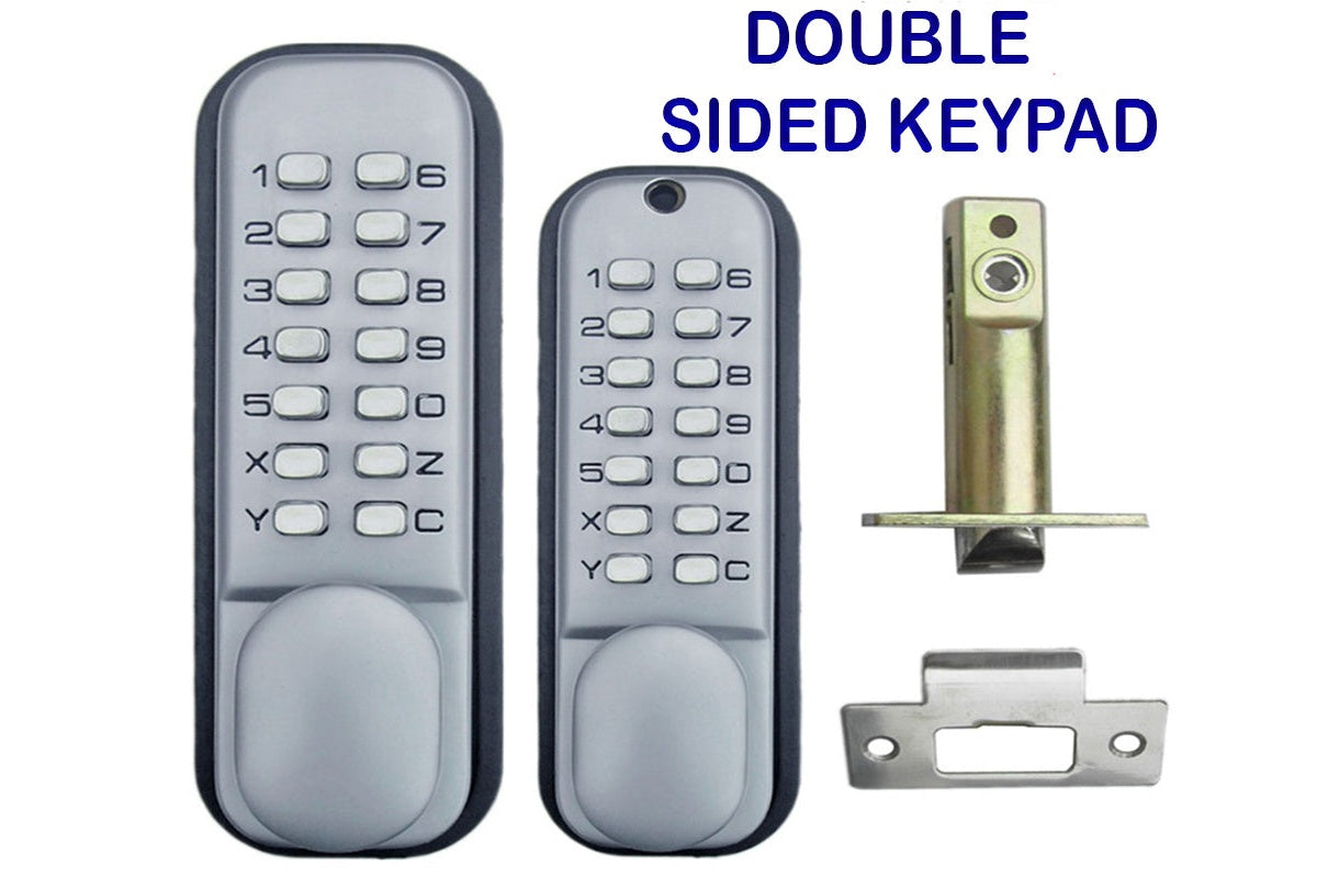 Side angle showing lock thickness suitable for 30-60mm doors