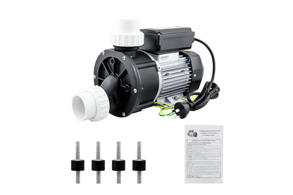 Close up of SPA pool pump 2HP air-cooled motor