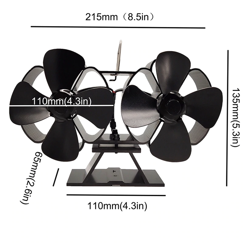 Heat Powered Stove Fan