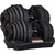 Adjustable dumbbell set 40kg pair showing black and red colour