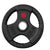 Olympic bumper weight plate 10kg rubber surface close-up