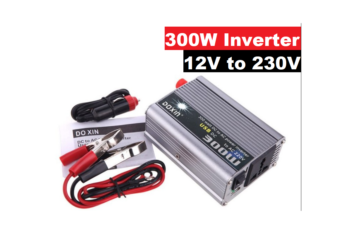 Car inverter 12V to 220V 300W