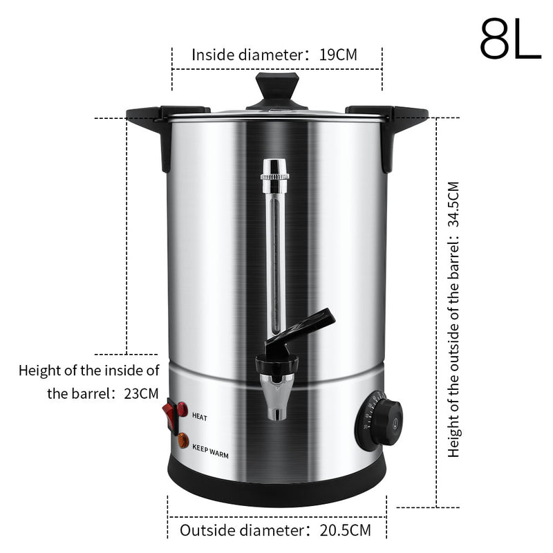 Hot water Urn 8L Coffee Tea